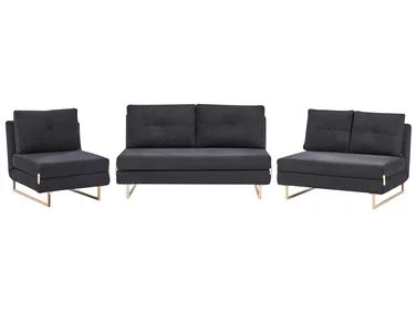 Sofagruppe 6-seters JERSLEV Svart v:6738896 Sofagruppe 6-seters JERSLEV Svart v:6738896