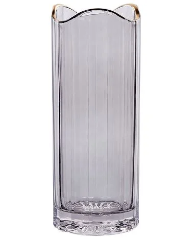 Blomstervase PERDIKI 30 cm Glass Grå v:2699646 Blomstervase PERDIKI 30 cm Glass Grå v:2699646