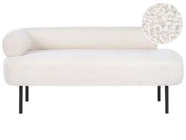 Venstrevendt sjeselong MIRMANDE Bouclé Off white v:5421074