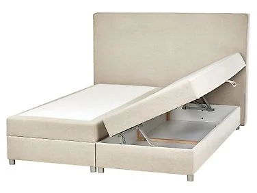 Kontinentalseng med oppbevaring MINISTER Lys beige 160 x 200 cm v:2459953 Kontinentalseng med oppbevaring MINISTER Lys beige 160 x 200 cm v:2459953