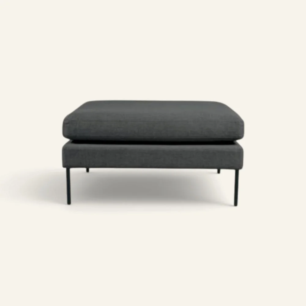 Puff grå – 90x90x47 cm v:1936604 Puff grå – 90x90x47 cm v:1936604