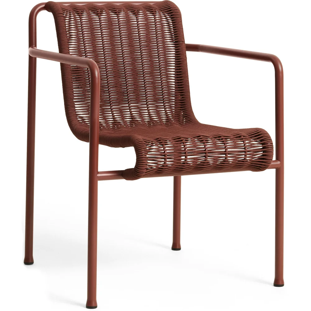 Palissade Cord Dining Armchair, Iron Red v:6462922