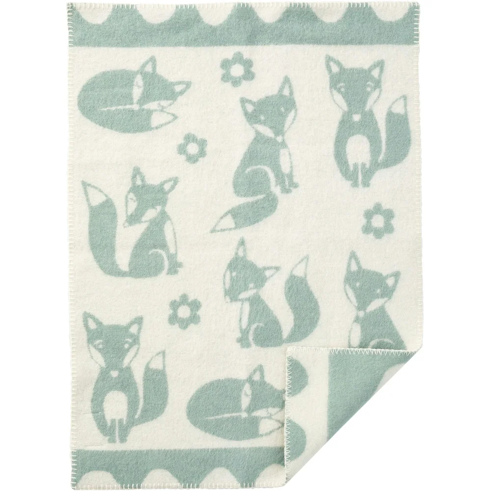 Fox Pledd 65×90 cm, Duck Egg Blue v:393749 Fox Pledd 65×90 cm, Duck Egg Blue v:393749