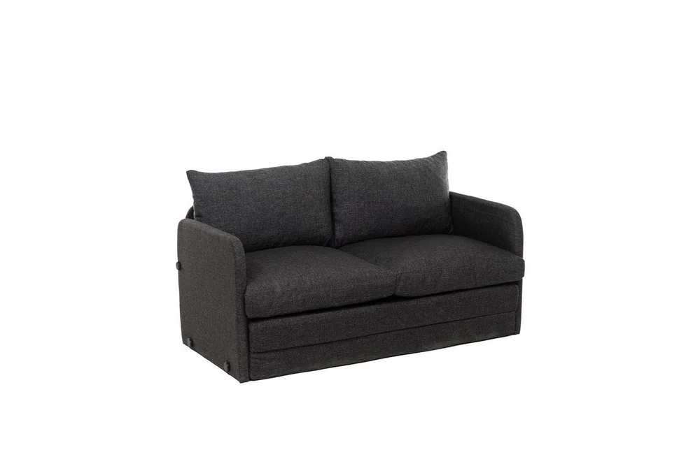 2-seters sovesofa Rubby (148 x 70 x 66 cm) Mørk grå v:3242651 2-seters sovesofa Rubby (148 x 70 x 66 cm) Mørk grå v:3242651
