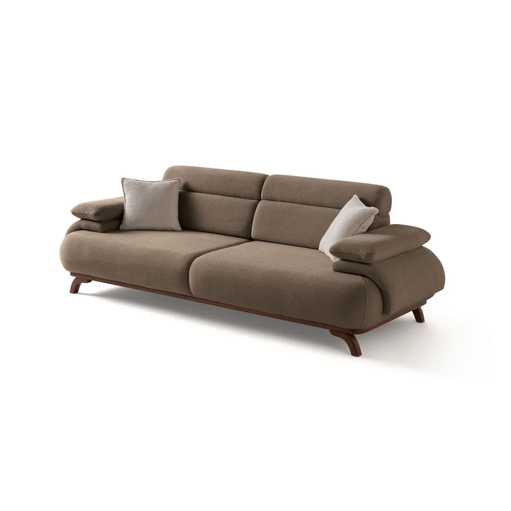 3-seters sofa Atelier Del Sofa Bonjo Walnut (246 x 81 x 97 cm) Jord v:2080033 3-seters sofa Atelier Del Sofa Bonjo Walnut (246 x 81 x 97 cm) Jord v:2080033