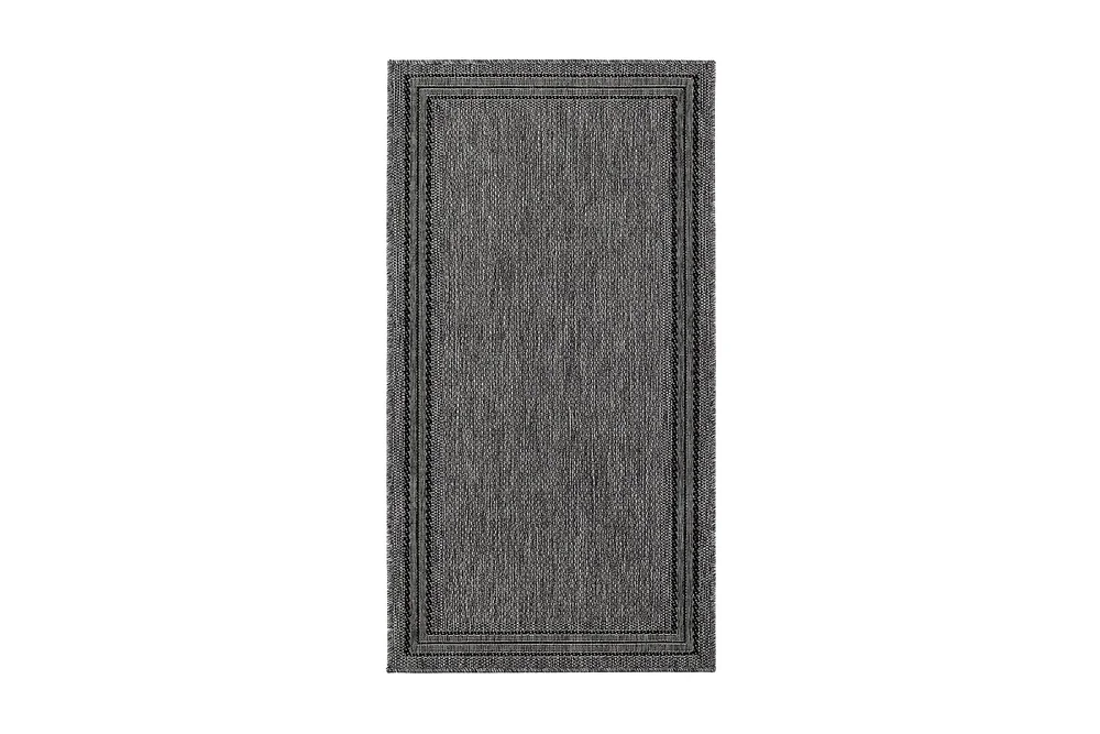 Flatvävd matta KM Home Antracit 80×240 cm v:8398614 Flatvävd matta KM Home Antracit 80×240 cm v:8398614