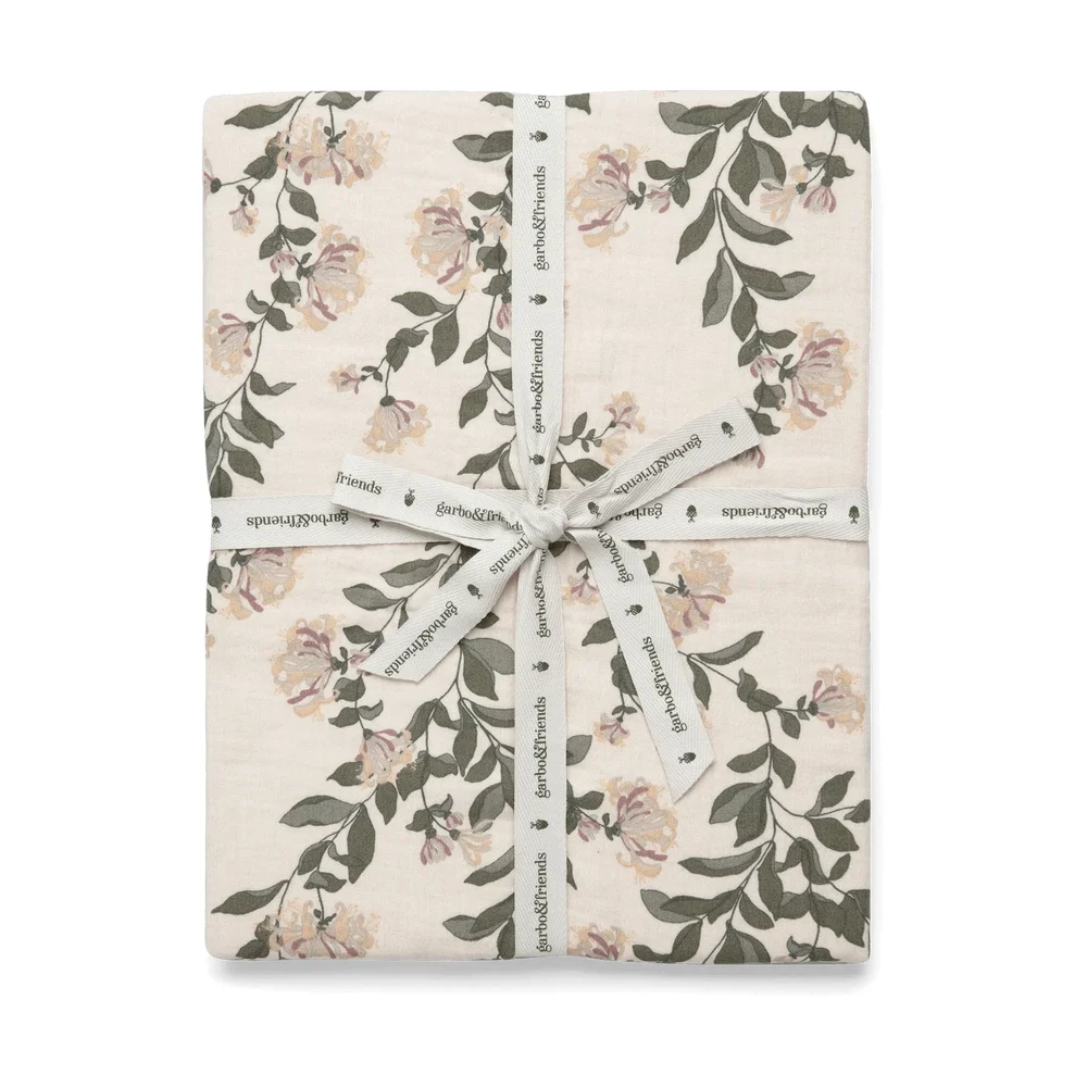 Honeysuckle Muslin dra-på-laken v:2942985