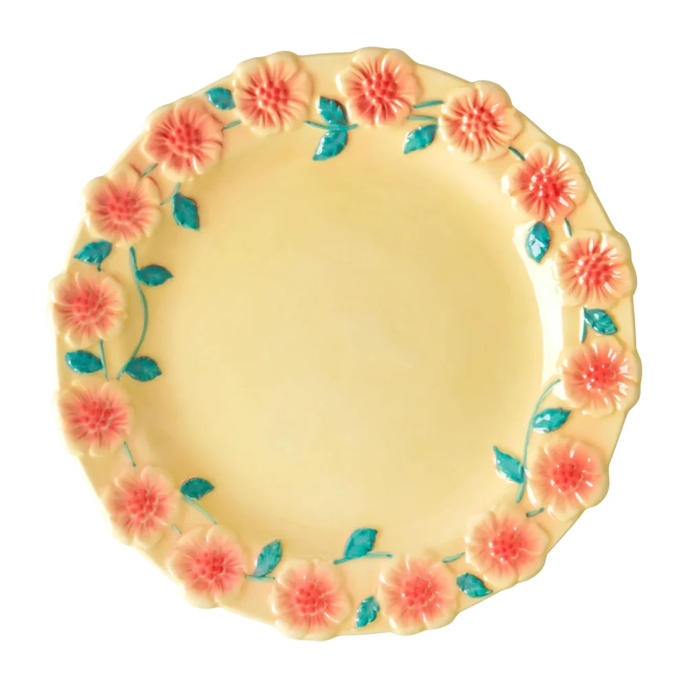 Rice Embossed Flower asjett Ø 20 cm v:5797921