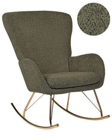 Gyngestol ANASET Bouclé Mørkegrønn v:6172673 Gyngestol ANASET Bouclé Mørkegrønn v:6172673