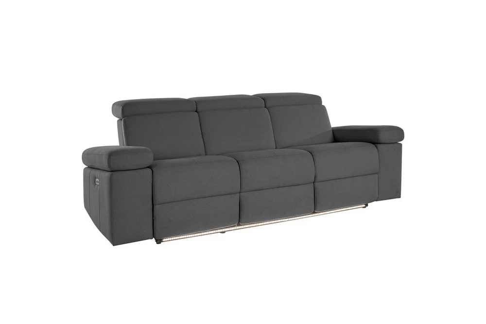 Sofa 3-seter Rayland Antrasitt, Sunday Stoff, Elektrisk recliner v:1850092 Sofa 3-seter Rayland Antrasitt, Sunday Stoff, Elektrisk recliner v:1850092