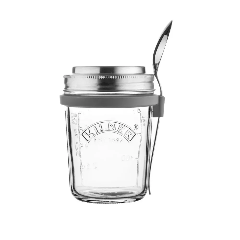 Frokostsett glasskål + skje v:3265228