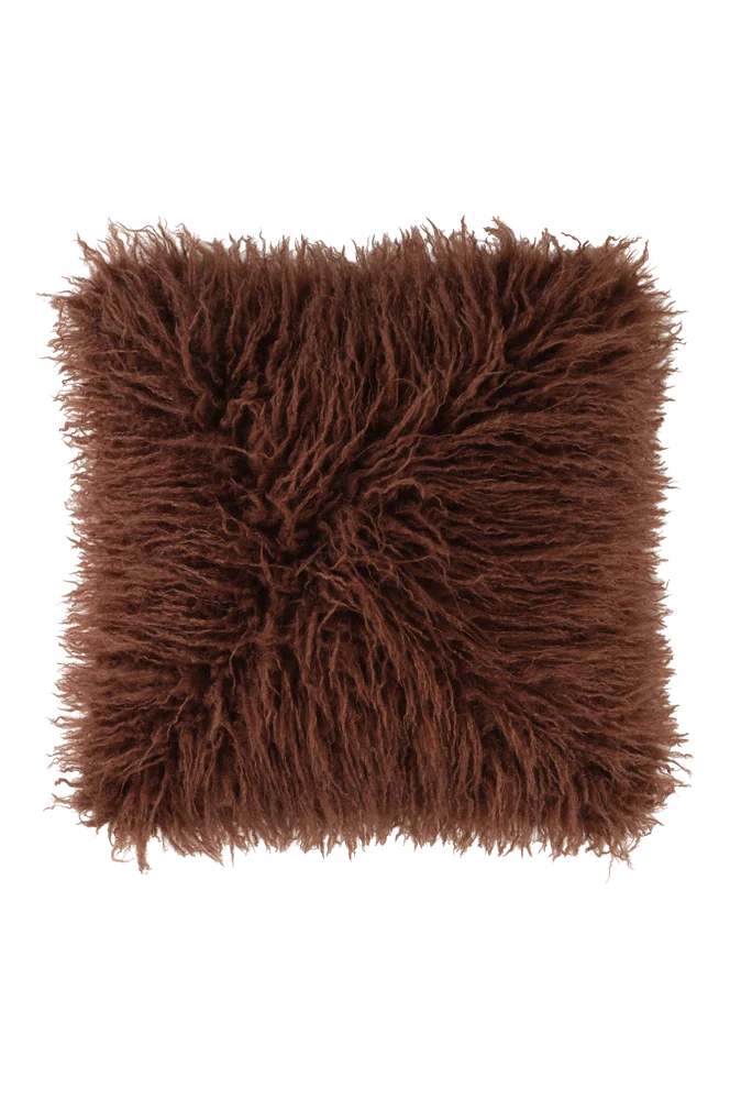 SHAGGY putetrekk 50x50 cm - Brun - Tekstiler | m v:2200974