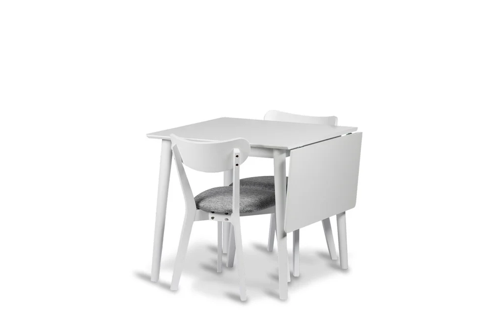 Åland Spisegruppe 80-120 cm med 2 Åland Stoler v:6548478 Åland Spisegruppe 80-120 cm med 2 Åland Stoler v:6548478