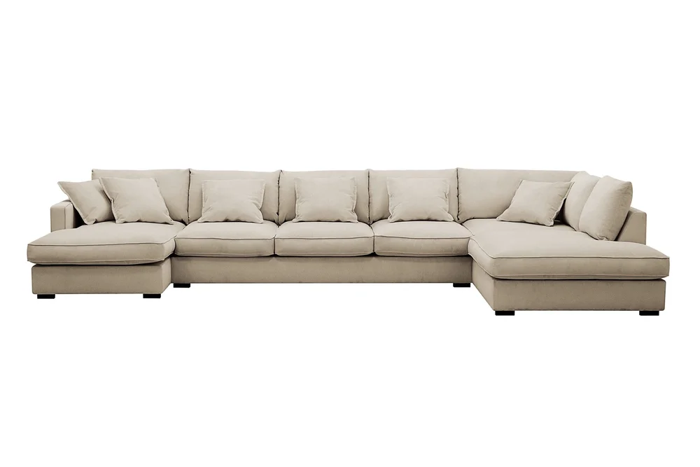 Rossita Lyx 6-seters høyrevendt U-formet ekstra dyp sofa med divan og sjeselong i manchester v:2675450 Rossita Lyx 6-seters høyrevendt U-formet ekstra dyp sofa med divan og sjeselong i manchester v:2675450