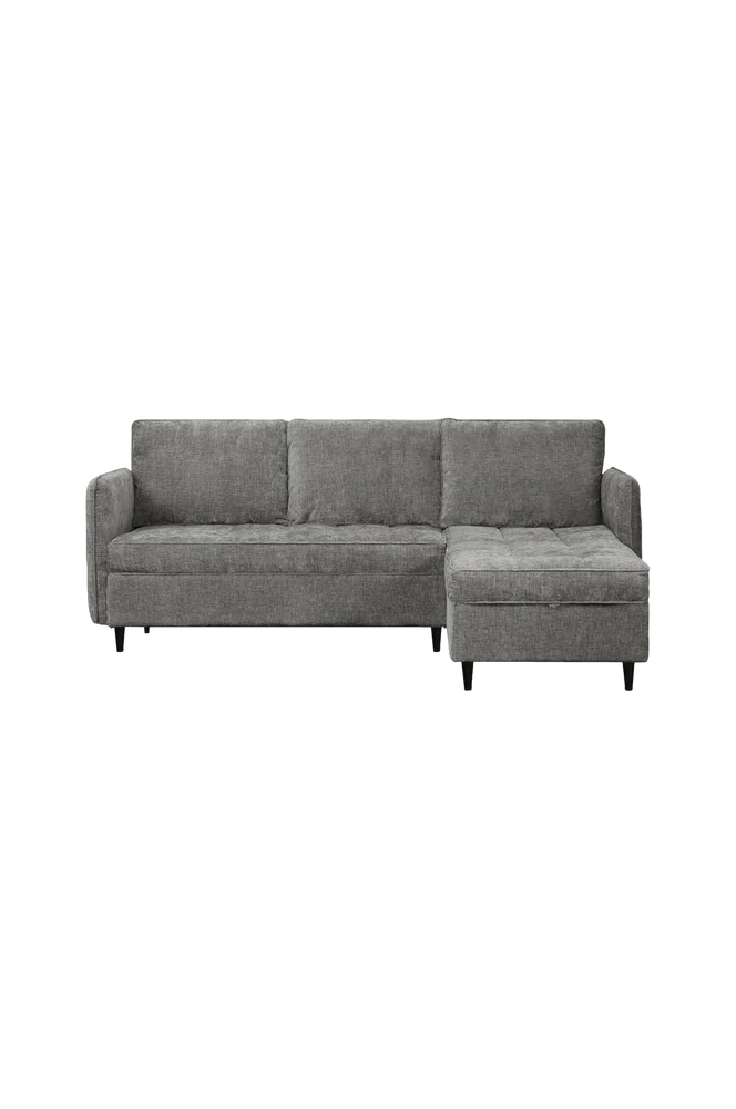 Lindhus Sofa 3-seter med oppbevaring Vendbar chaiselong i chenille v:3093504