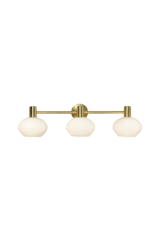 Baderomslampe Elba – Messing – Belysning | m v:8286383 Baderomslampe Elba – Messing – Belysning | m v:8286383