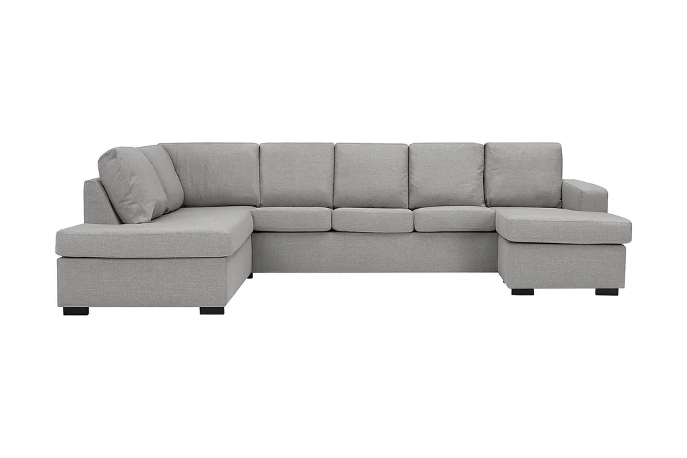 Crazy 5-seters Venstrevendt U-formet Sofa med Divan og Sjeselong i Stoff v:3291541 Crazy 5-seters Venstrevendt U-formet Sofa med Divan og Sjeselong i Stoff v:3291541