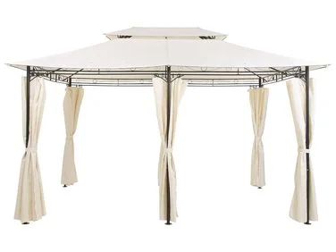 Paviljong COLOS 400 cm 300 cm Metall Beige v:5915634 Paviljong COLOS 400 cm 300 cm Metall Beige v:5915634