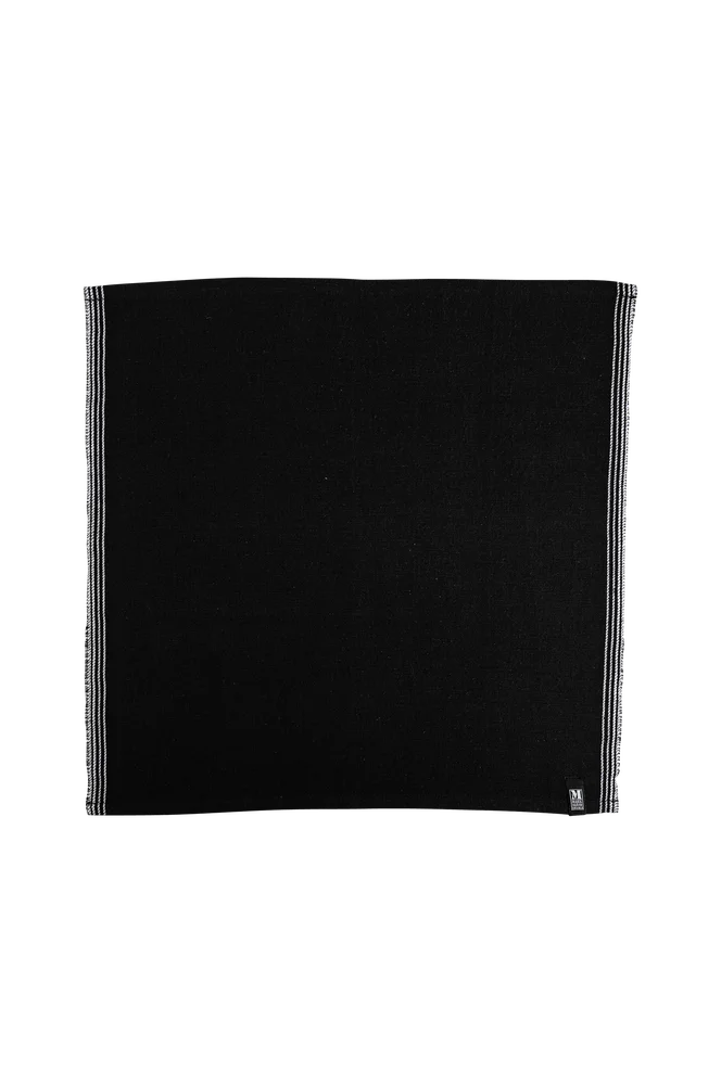 Servietter STENHILD 50x50 cm 2-pk - Svart - Tekstiler | m v:8942604