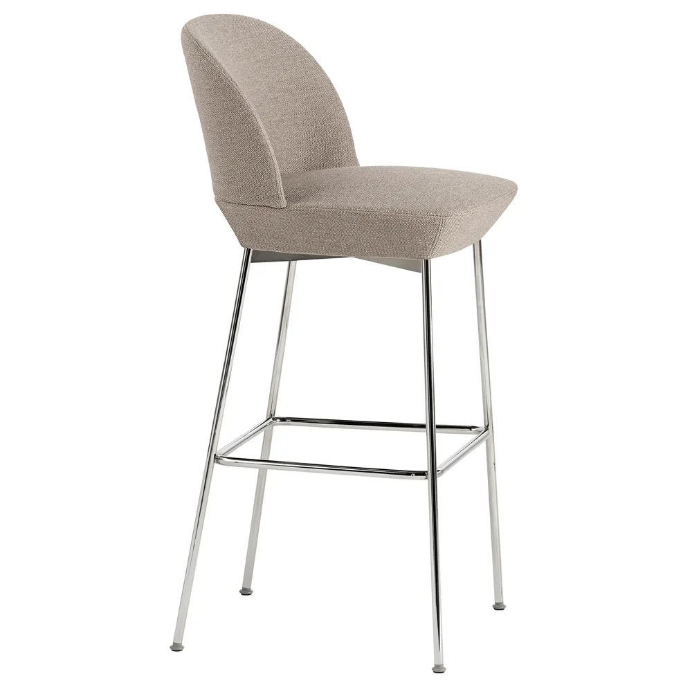 Oslo barstol forkrommede ben v:8769378