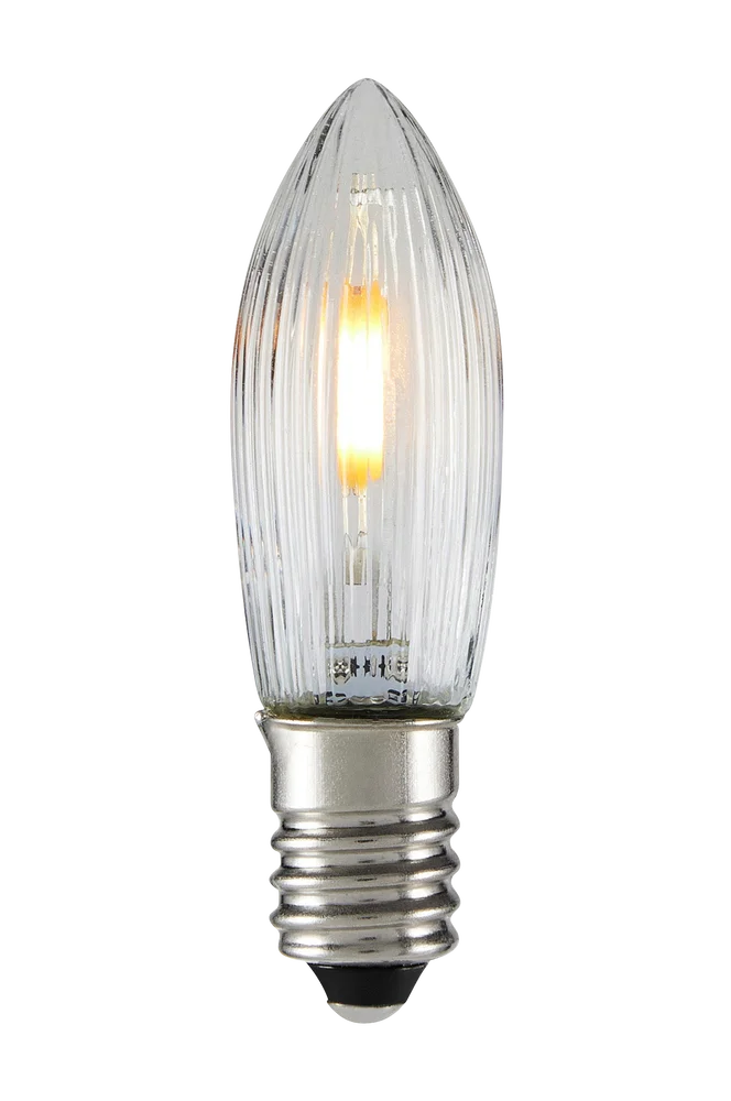 Pære Filament 3-P Classic 10-55V 0,5W E10 LED – Transparent – Belysning | m v:3389877