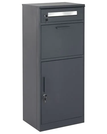 Pakke- og postkasse CISTERNINO 53 cm 39 cm Metall Grafittgrå v:6842778 Pakke- og postkasse CISTERNINO 53 cm 39 cm Metall Grafittgrå v:6842778