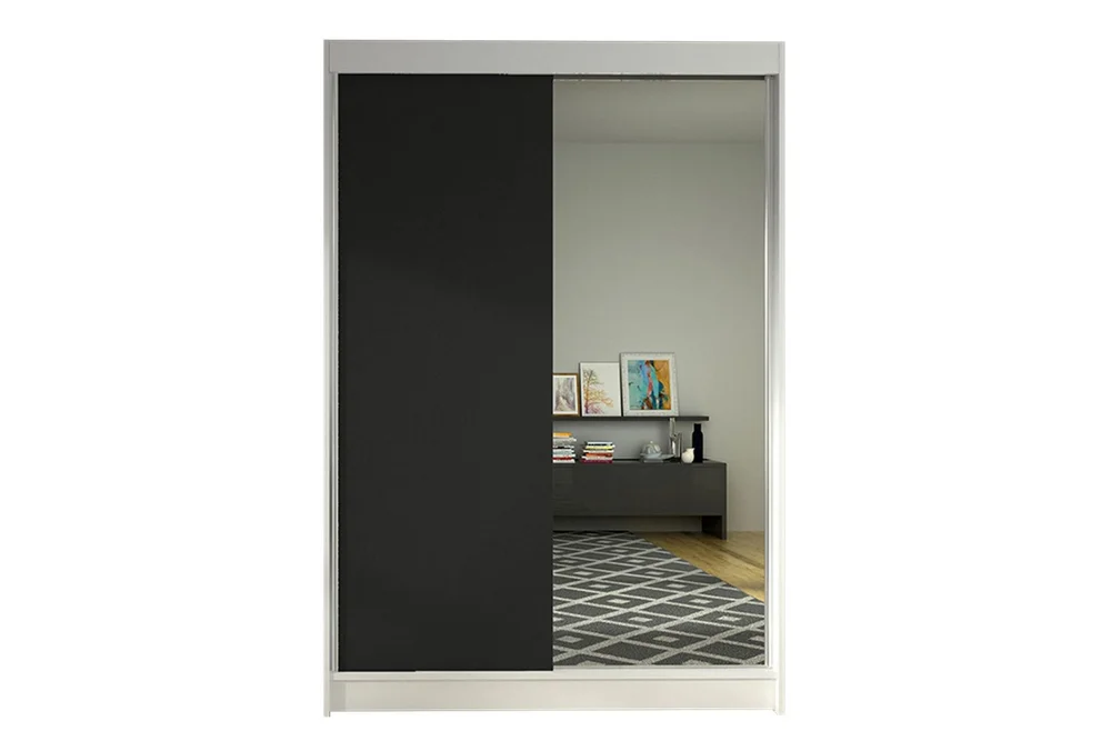 Liverpool Garderobe med Speil 120x200 cm v:6120687