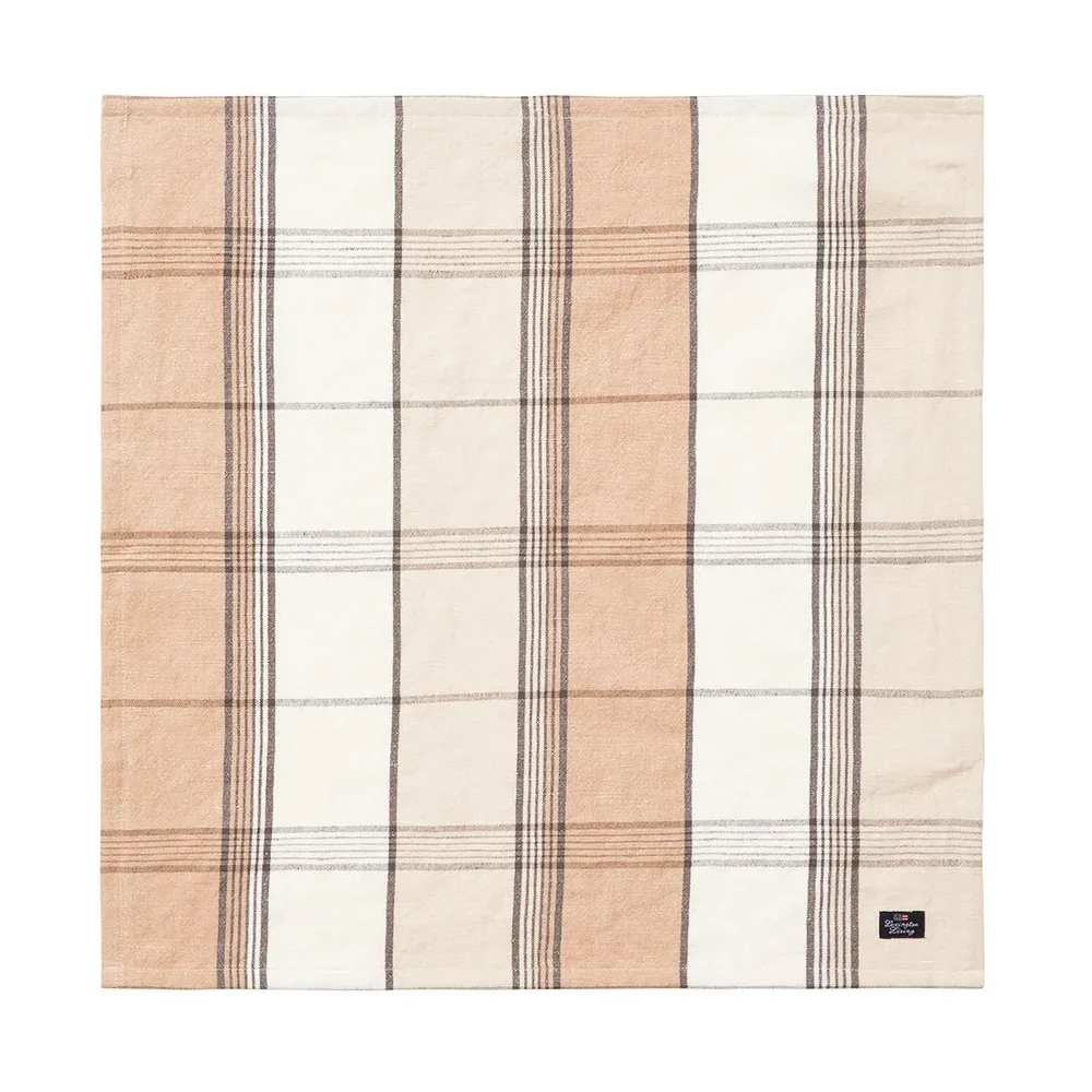 Checked Linen/Cotton stoffserviett 50×50 cm v:1252672
