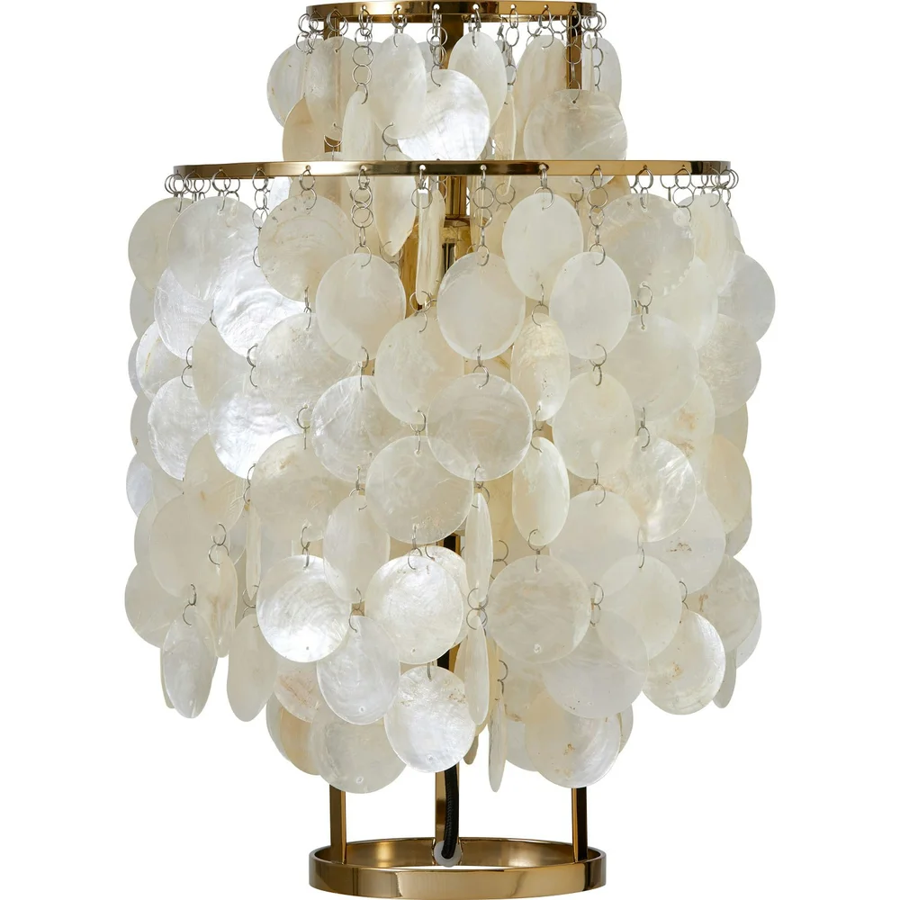 FUN 2TM Bordlampe, Messing / Seashell v:1291502
