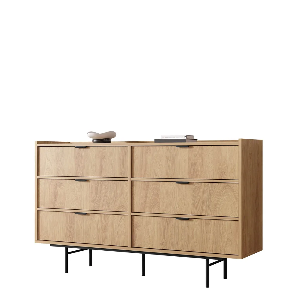 skjenk Edison Hickory-eik v:6345668