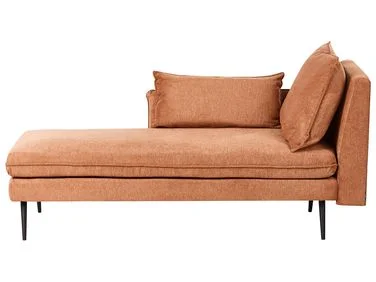 Høyrevendt sjeselong YERRES Oransje v:3607796 Høyrevendt sjeselong YERRES Oransje v:3607796