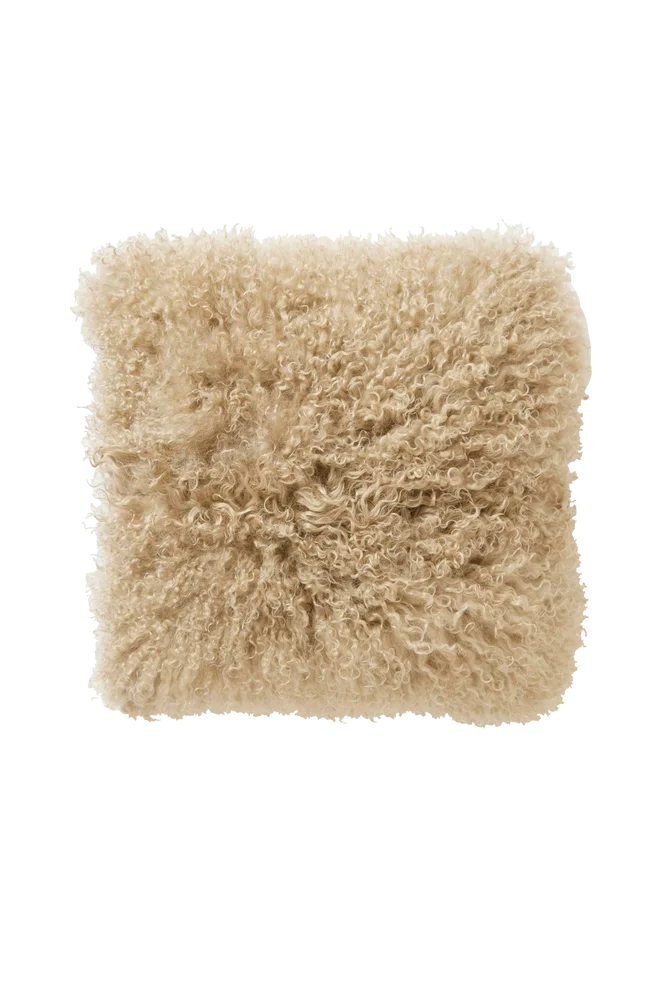 Kuddfodral fårskinn Shansi – Beige – Tekstiler | m v:9445476