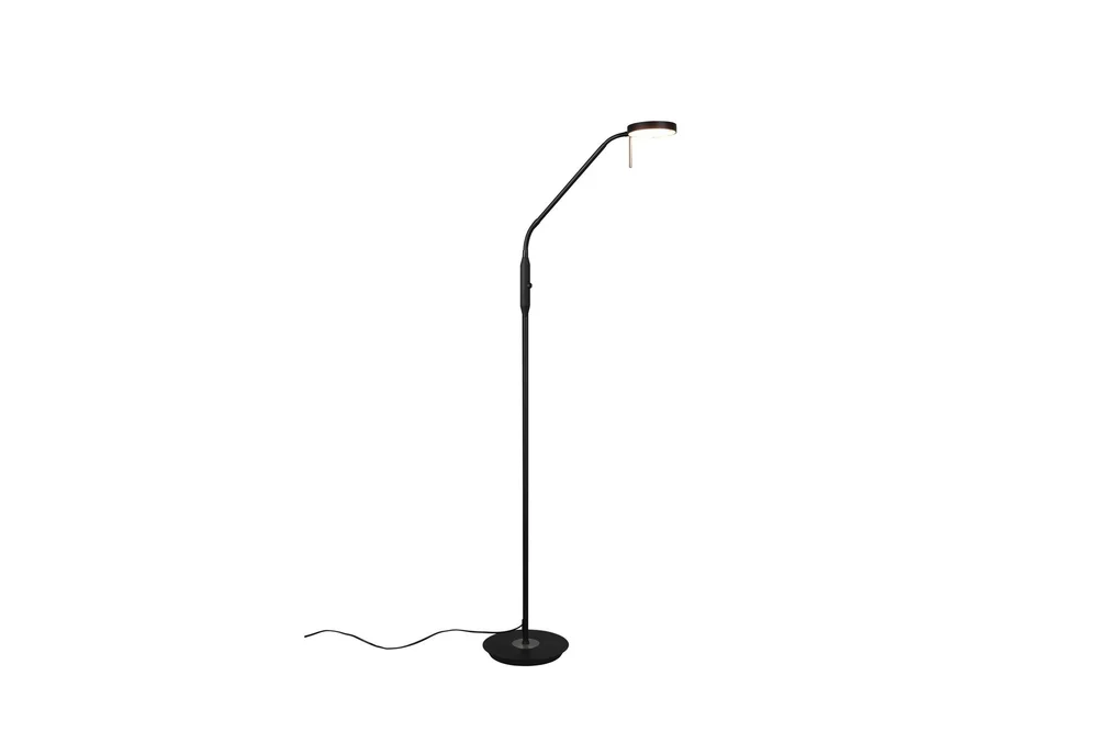 Trio Lighting Monza LED gulvlampe matt svart v:1194236 Trio Lighting Monza LED gulvlampe matt svart v:1194236