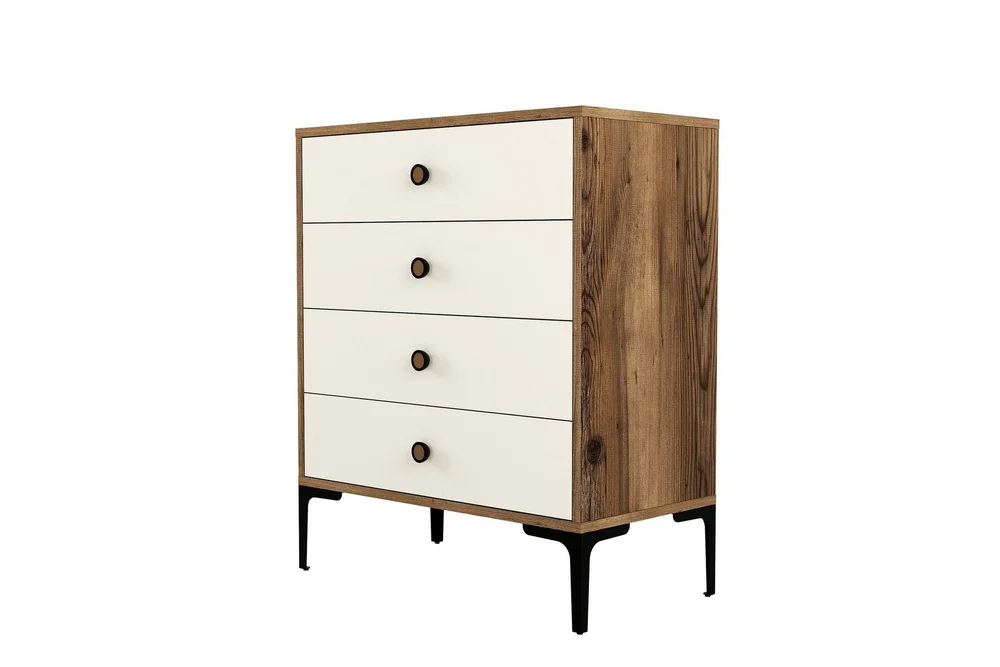 Ameias Kommode 76×90,7 cm Brun/Beige v:2444436