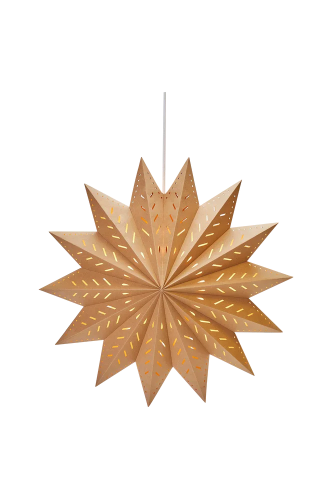 Julestjerne Alfa 50 cm – Brun – Belysning | m v:2623517 Julestjerne Alfa 50 cm – Brun – Belysning | m v:2623517
