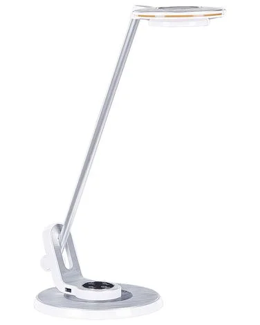 LED-skrivebordslampe CORVUS Med dimmer Metall Hvit/sølv v:277843 LED-skrivebordslampe CORVUS Med dimmer Metall Hvit/sølv v:277843