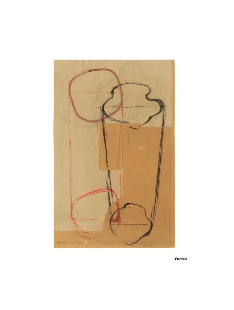Aalto art Sketch brown plakat v:2316955 Aalto art Sketch brown plakat v:2316955