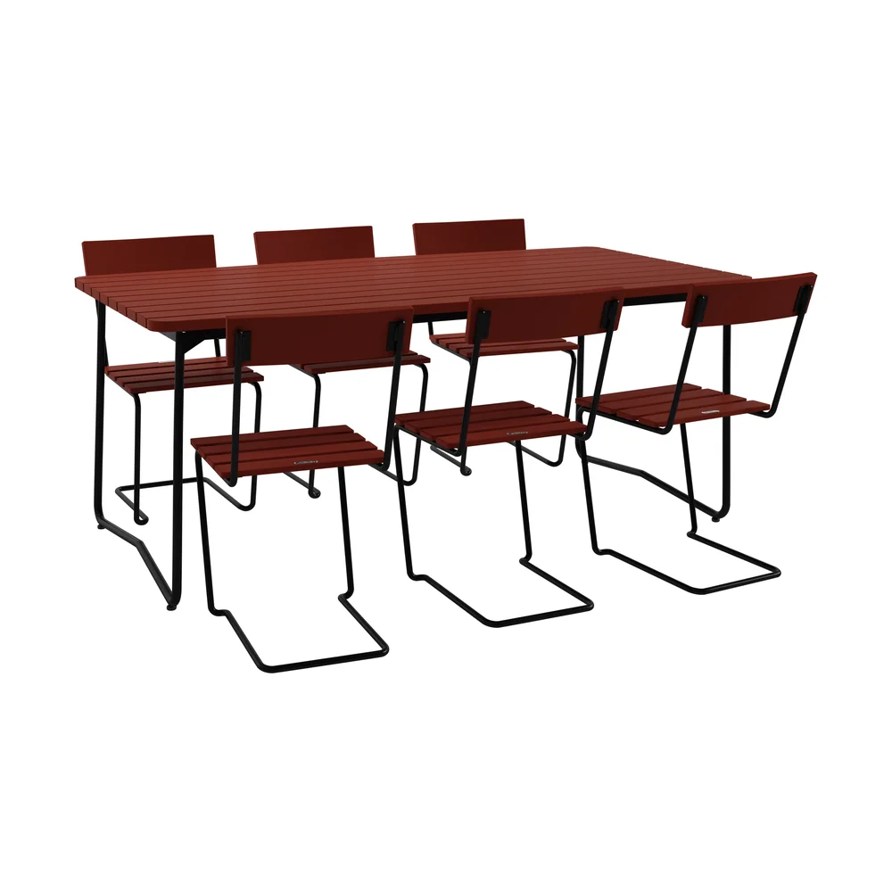 B31 bord 170 cm + 6 Stol 1 v:5414774 B31 bord 170 cm + 6 Stol 1 v:5414774