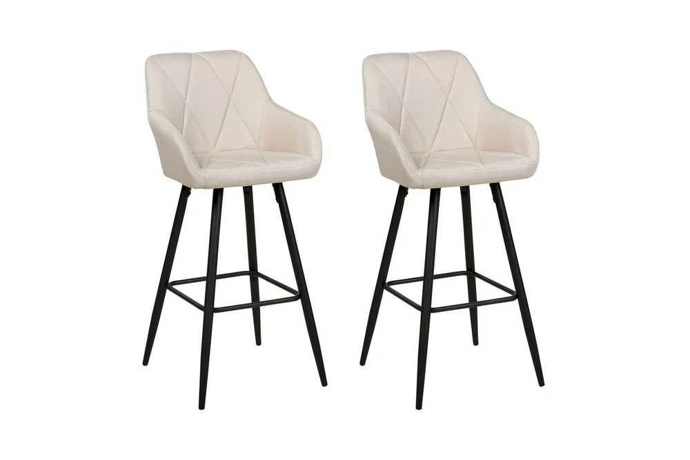 Barstol Beliani Darien set om 2 Grön-Svart Ljusbeige v:5118044 Barstol Beliani Darien set om 2 Grön-Svart Ljusbeige v:5118044