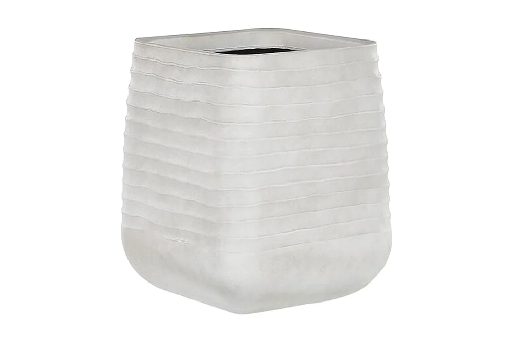 Krukke 50 x 50 x 49 cm Hvit PARIKIA v:3442985 Krukke 50 x 50 x 49 cm Hvit PARIKIA v:3442985
