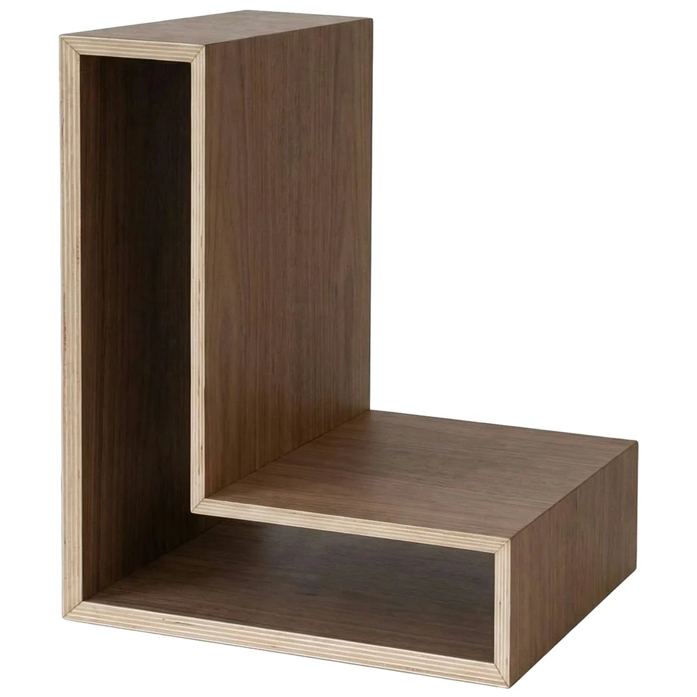 L-shelf Vegghylle, Valnøtt v:4349229
