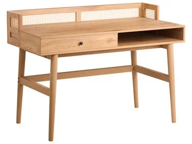 Kontorbord med notatbrett NOVEN 120 cm 60 cm Lysebrun v:8486165 Kontorbord med notatbrett NOVEN 120 cm 60 cm Lysebrun v:8486165