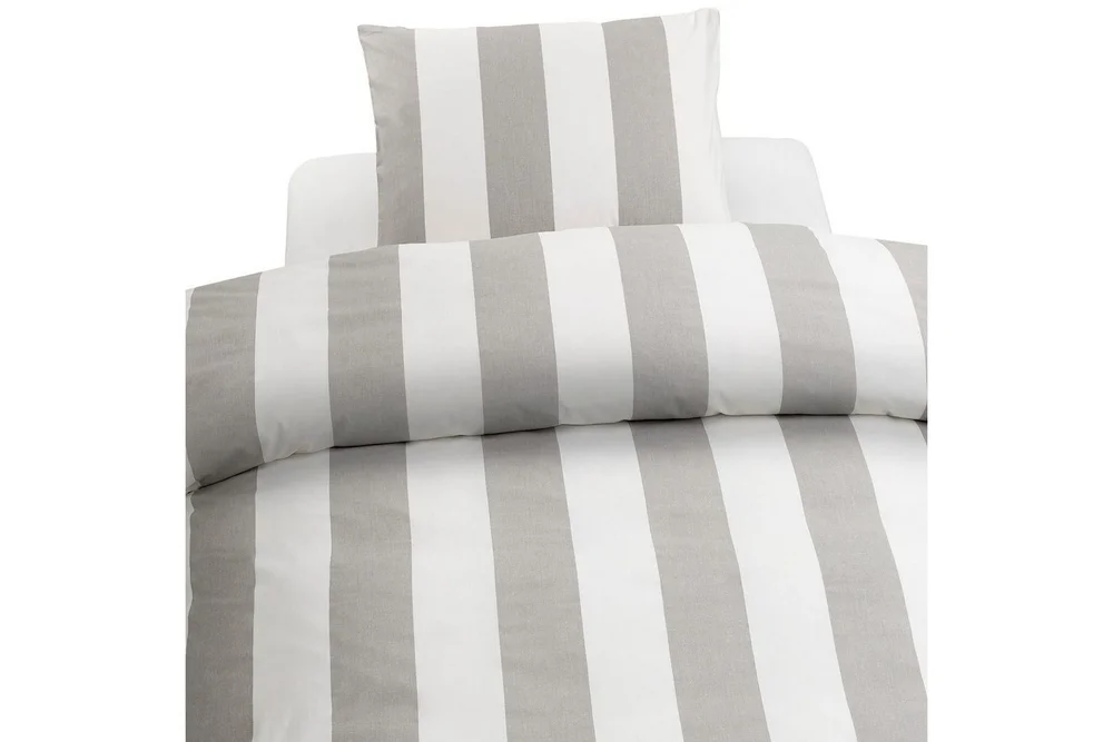 Dynetrekksett Enkeltseng 2-Delers Block stripe v:7963027 Dynetrekksett Enkeltseng 2-Delers Block stripe v:7963027