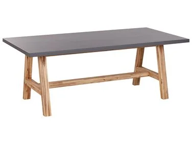 Spisebord til hagen TONNARE 200 cm 100 cm Betong Grå v:9037678