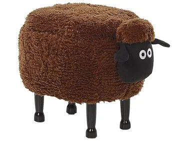Dyrepuff med oppbevaring SHEEP Sau Brun v:7458328 Dyrepuff med oppbevaring SHEEP Sau Brun v:7458328