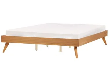 Seng uten sengegavl BERRIC 180 x 200 cm Naturlig ask v:6784346