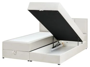 Kontinentalseng med oppbevaring BARONET Off white 160 x 200 cm v:3516039 Kontinentalseng med oppbevaring BARONET Off white 160 x 200 cm v:3516039