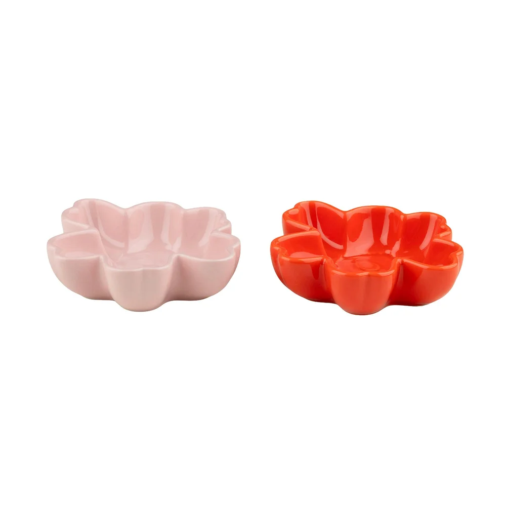 Unikko Skål 11 cm 2-pk, Rosa / Orange Red v:3522285