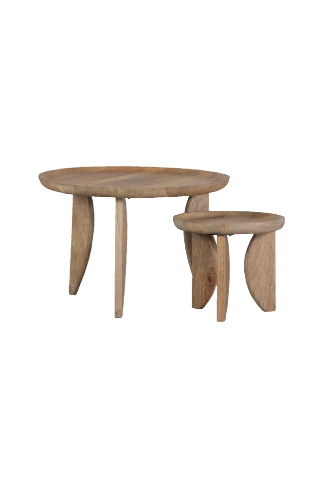 2 sidebord High Heels – Brun m v:8899471
