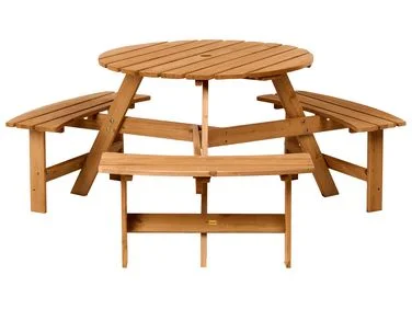 Piknikbord med benker CAPARCOTTA Grantre Lysebrun v:6599867 Piknikbord med benker CAPARCOTTA Grantre Lysebrun v:6599867